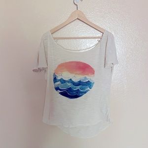 Oversized backless top